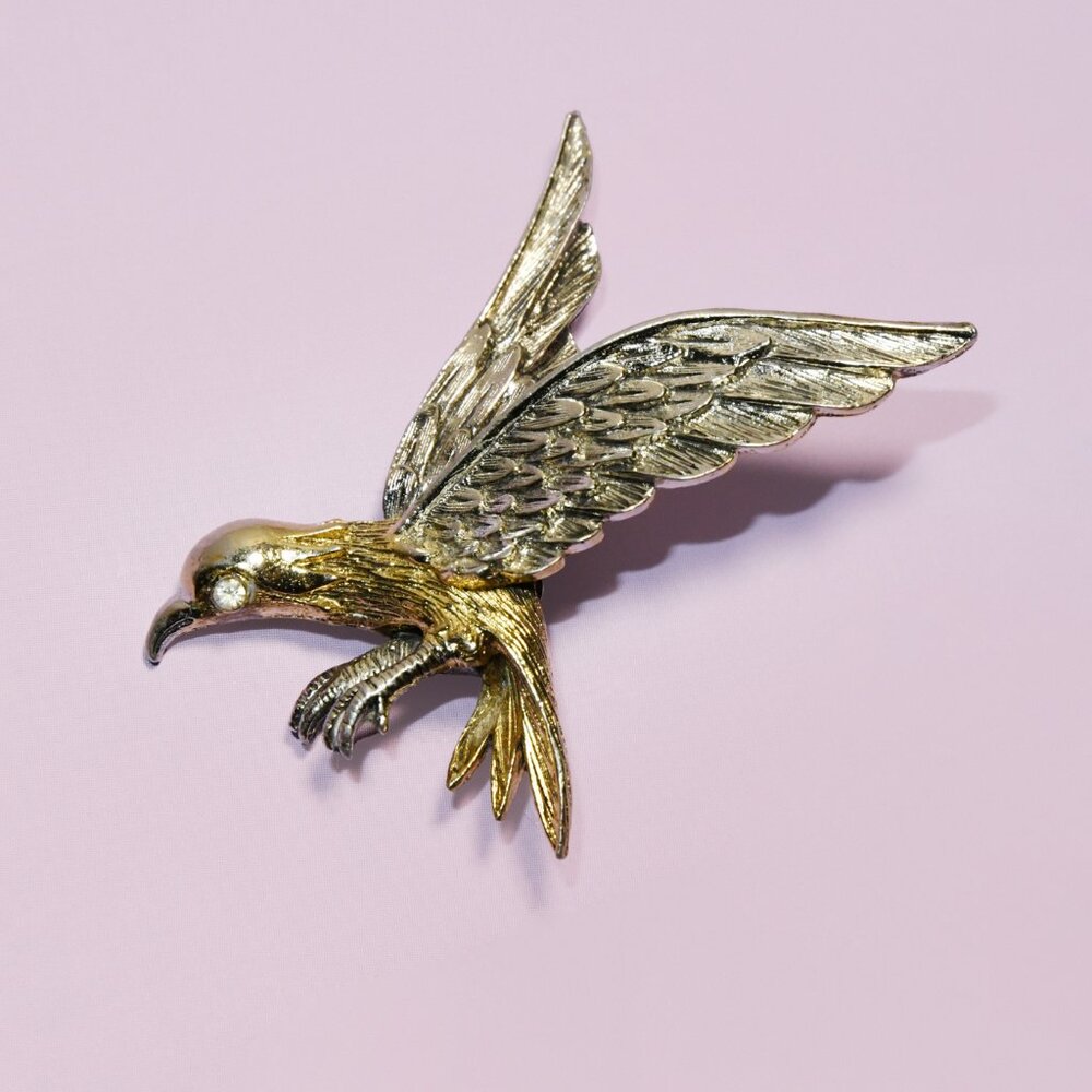 ART Eagle Bird Brooch